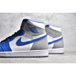 Air Jordan AJ1 Retro High "White Grey Blue"