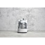 Air Jordan 1 White Silver Low Top