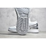 Air Jordan 1 White Silver Low Top