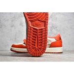 Air Jordan AJ1 Low Orange and White