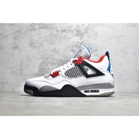 Air Jordan 4 Retro AJ4 Mandarin White Blue Red