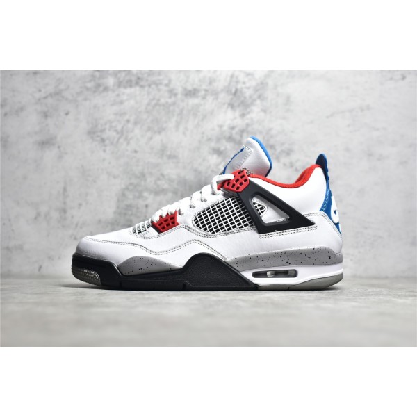 Air Jordan 4 Retro AJ4 Mandarin White Blue Red