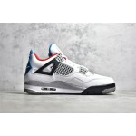 Air Jordan 4 Retro AJ4 Mandarin White Blue Red