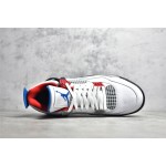 Air Jordan 4 Retro AJ4 Mandarin White Blue Red