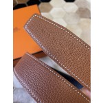 Hermes stainless steel double row diamond hanging buckle