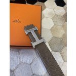 Hermes stainless steel double row diamond hanging buckle