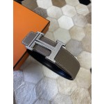 Hermes stainless steel double row diamond hanging buckle