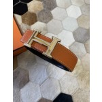 Hermes stainless steel double row diamond hanging buckle