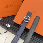 Hermes Reversible Belt in Swift and Epsom Calfskin