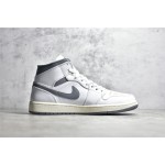 Air Jordan 1 MiD White Grey