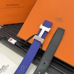 Hermes Reversible Belt in Swift and Epsom Calfskin