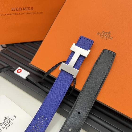 Hermes Reversible Belt in Swift and Epsom Calfskin