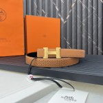 Hermes Reversible Belt in Swift and Epsom Calfskin