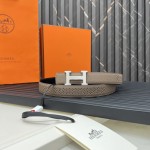 Hermes Reversible Belt in Swift and Epsom Calfskin