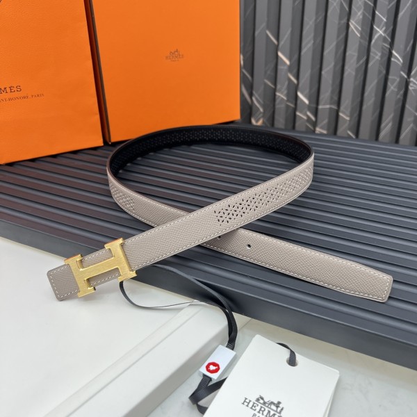 Hermes Reversible Belt in Swift and Epsom Calfskin