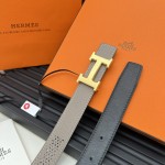Hermes Reversible Belt in Swift and Epsom Calfskin
