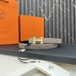 Hermes Reversible Belt in Swift and Epsom Calfskin