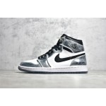 Air Jordan 1 "Pass The Torch" Leonard White Silver Plated