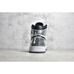 Air Jordan 1 "Pass The Torch" Leonard White Silver Plated