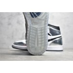 Air Jordan 1 "Pass The Torch" Leonard White Silver Plated