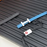 Reversible belt in Hermes Swift and perforated Epsom calfskin