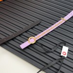 Reversible belt in Hermes Swift and perforated Epsom calfskin