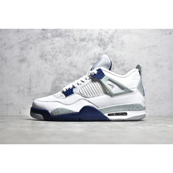 Air Jordan 4 Retro "Midnight Navy" Witblauw/Nachtblauw