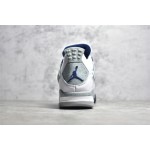 Air Jordan 4 Retro "Midnight Navy" Witblauw/Nachtblauw