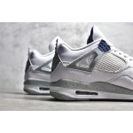 Air Jordan 4 Retro "Midnight Navy" Witblauw/Nachtblauw