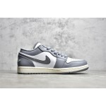 Air Jordan 1 Grey and White Low Top