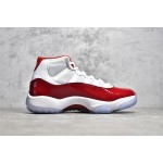 Air Jordan 11 Retro High Top Red & White