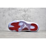 Air Jordan 11 Retro High Top Red & White