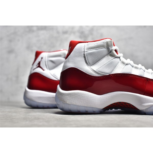 Air Jordan 11 Retro High Top Red & White
