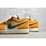 Air Jordan 1 Falling Leaf Yellow Low Top