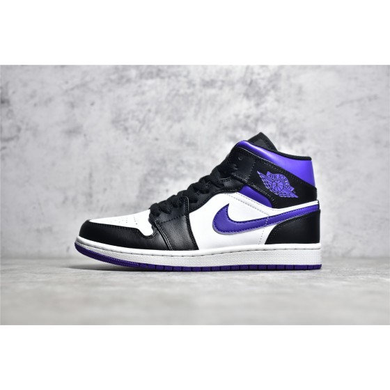 Air Jordan 1 MiD Black Purple