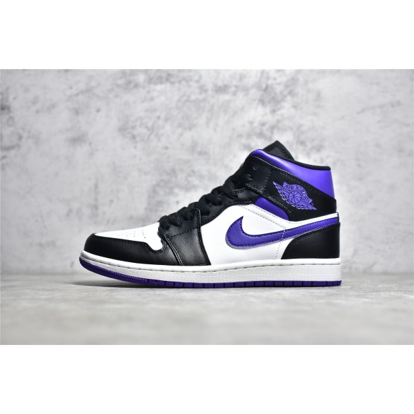 Air Jordan 1 MiD Black Purple