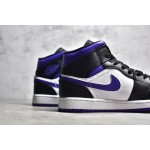Air Jordan 1 MiD Black Purple