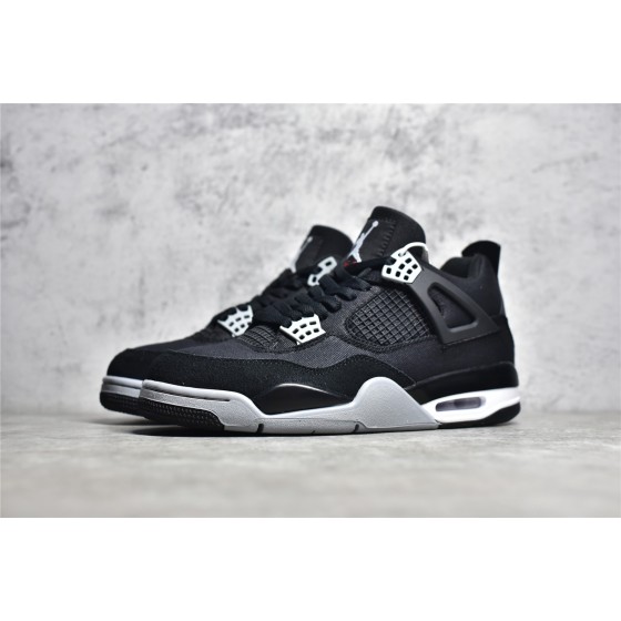 Air Jordan 4 Retro "Black Canvas" "Cool Black Denim