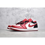 Air Jordan 1 White Red Black Low Top