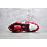Air Jordan 1 White Red Black Low Top