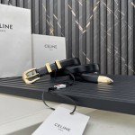 CELINE WESTERN medium belt in smooth calfskin