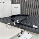 CELINE WESTERN medium belt in smooth calfskin