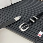 CELINE WESTERN medium belt in smooth calfskin