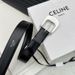 CELINE WESTERN medium belt in smooth calfskin