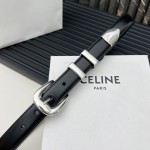 CELINE WESTERN medium belt in smooth calfskin