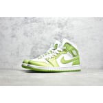 Air Jordan 1 MiD in snakeskin green