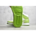 Air Jordan 1 MiD in snakeskin green