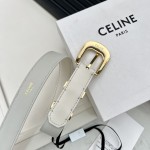 CELINE WESTERN medium belt in smooth calfskin