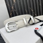 CELINE WESTERN medium belt in smooth calfskin