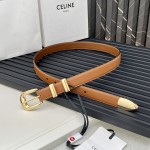 CELINE WESTERN medium belt in smooth calfskin
